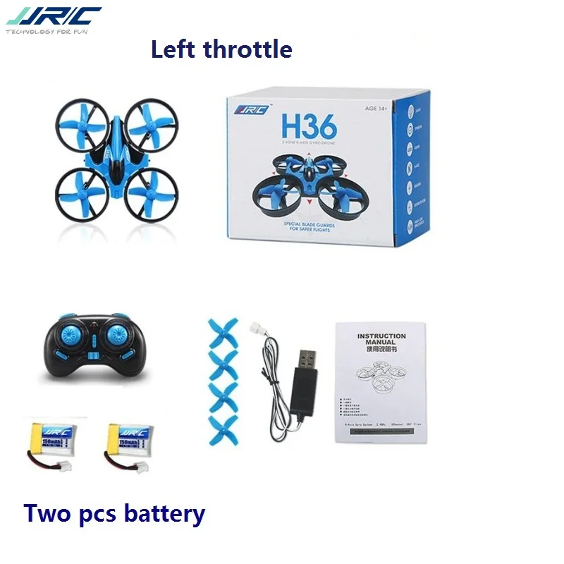 Мини Дрон JJRC H36 Радиоуправляемый квадрокоптер с безголовым режимом возвратом