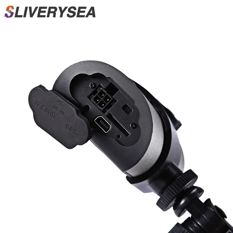 Автомобильный видеорегистратор SLIVERYSEA с двумя камерами GPS и 3D g датчиком 2 7 &quotTFT ЖК