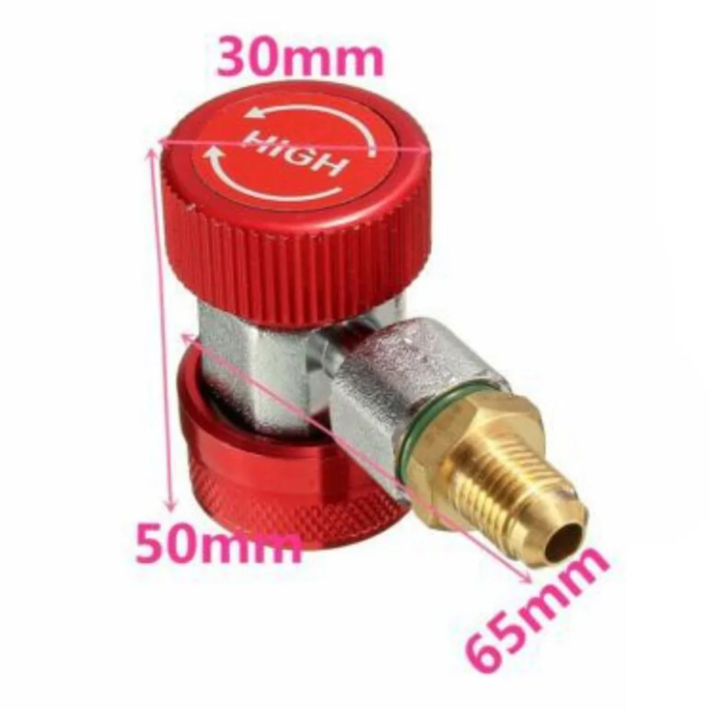 

Air Conditioning Quick Coupling Adapter, 1/4 '' Premium High Pressure Connection Adapter
