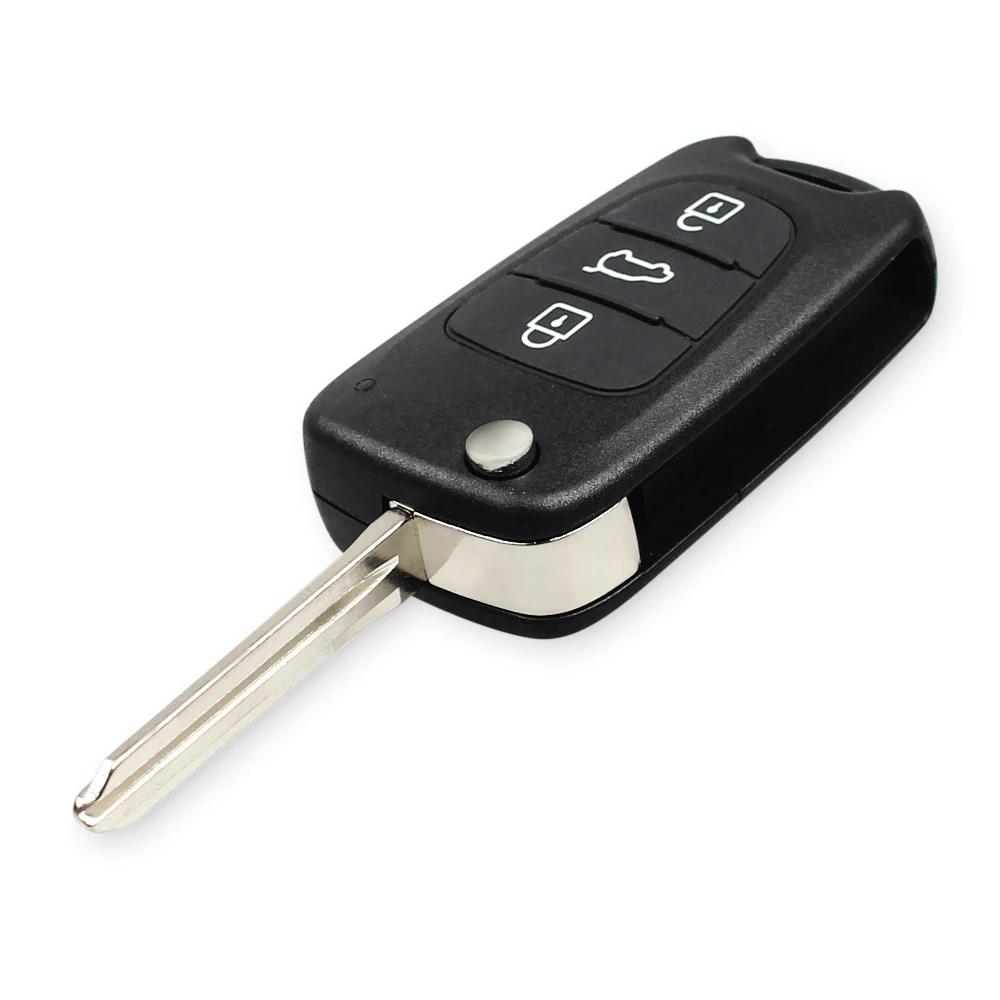 Запасной складной чехол KEYYOU для автомобильного ключа с 3 кнопками оболочка Kia K2 K5