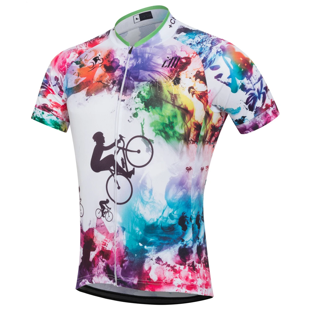 Новая брендовая цветная велосипедная одежда ZM/быстросохнущая одежда/Одежда для