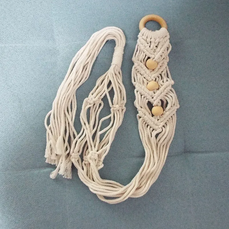 

Vertical Garden Plant Hanging Rope Macrame Flower Net Pot Baskets Wall Handmade Cotton Rope for Home New Year Decoration