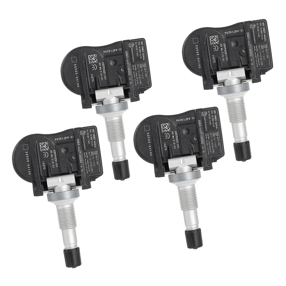 Датчик давления в шинах TPMS 52933D4100 4 шт. для Hyundai Genesis Sedan Kia Optima Sportage Sorento Niro 52933