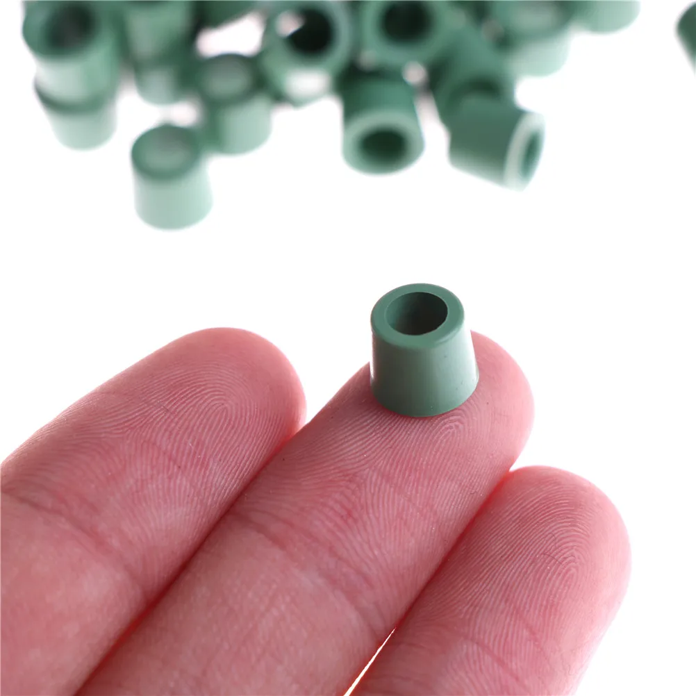 

50pcs Green Air Conditioning 1/4'' Valve Gasket Manifold Repair Seal Kit Replacement O-Ring Rubber Seals Grommet Gasket