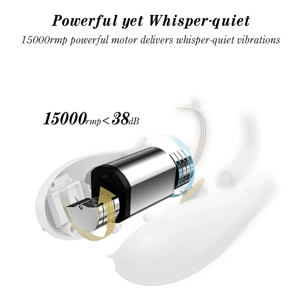 Вибратор мягкий силиконовый с зарядкой через USB 8 режимов | Красота и здоровье