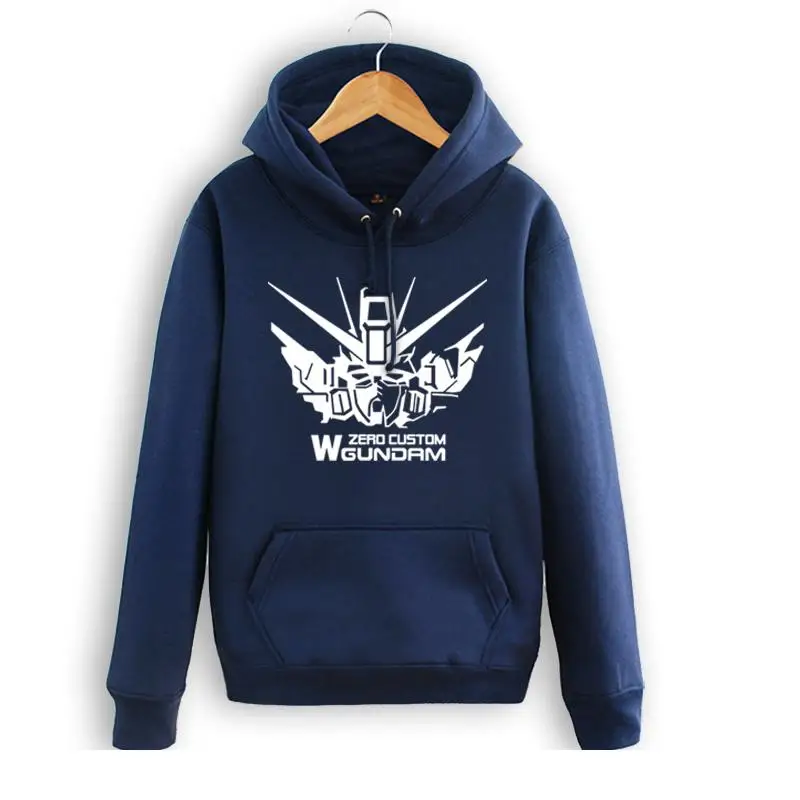 

High-Q Unisex Gundam zero GUNDAM pullover hooded hoodie jacket Sweatshirts Anime GUNDAM gundamzero Hoodies pullover coat