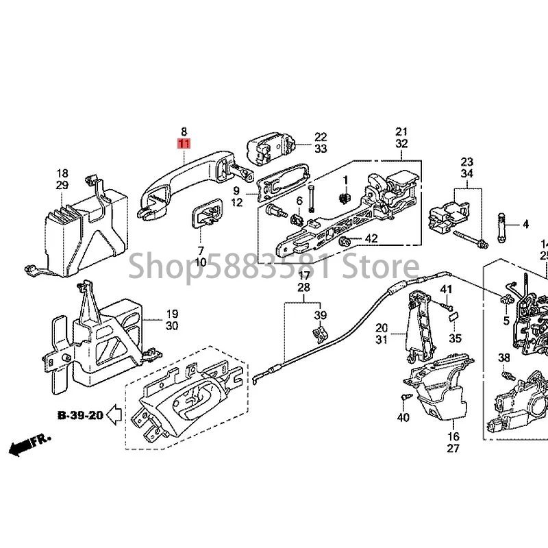 

Автомобильная ручка дверная чаша крышка для ручки гриль снаружи Hon daa cur ail mdx задняя часть внешняя дверная ручка украшения дверная чаша Автомобильная дверь
