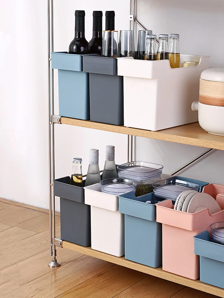 Полка-органайзер для кастрюль и крышек контейнер-корзина с выдвижным шкафом | Дом