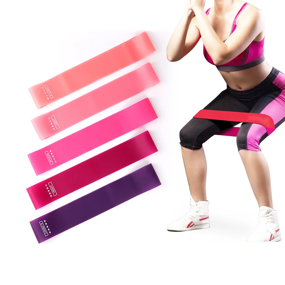 Спортивные резинки для йоги эластичная лента фитнеса растягивающаяся