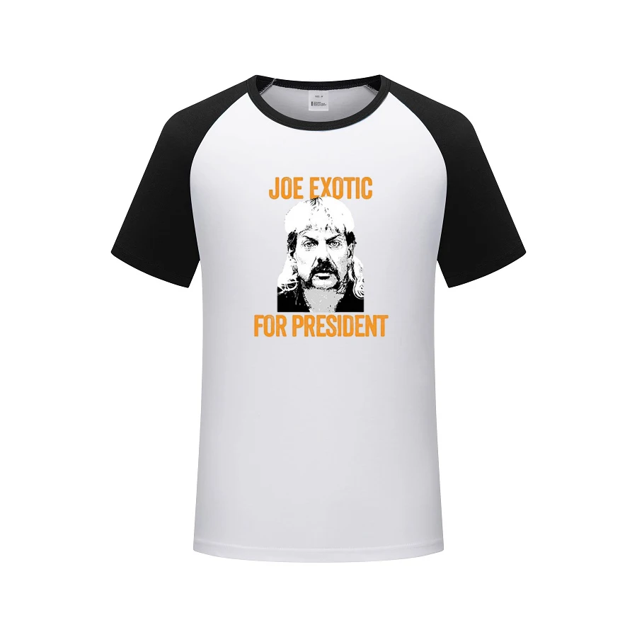 

Men's T Shirt Tiger King Joe Exotic Artwork Art Printed Tee 2020 summer new