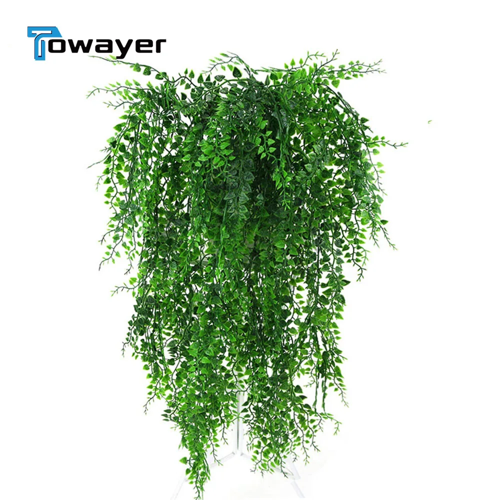 Искусственное украшение яркие виноградные листья из ротанга Вагина трава