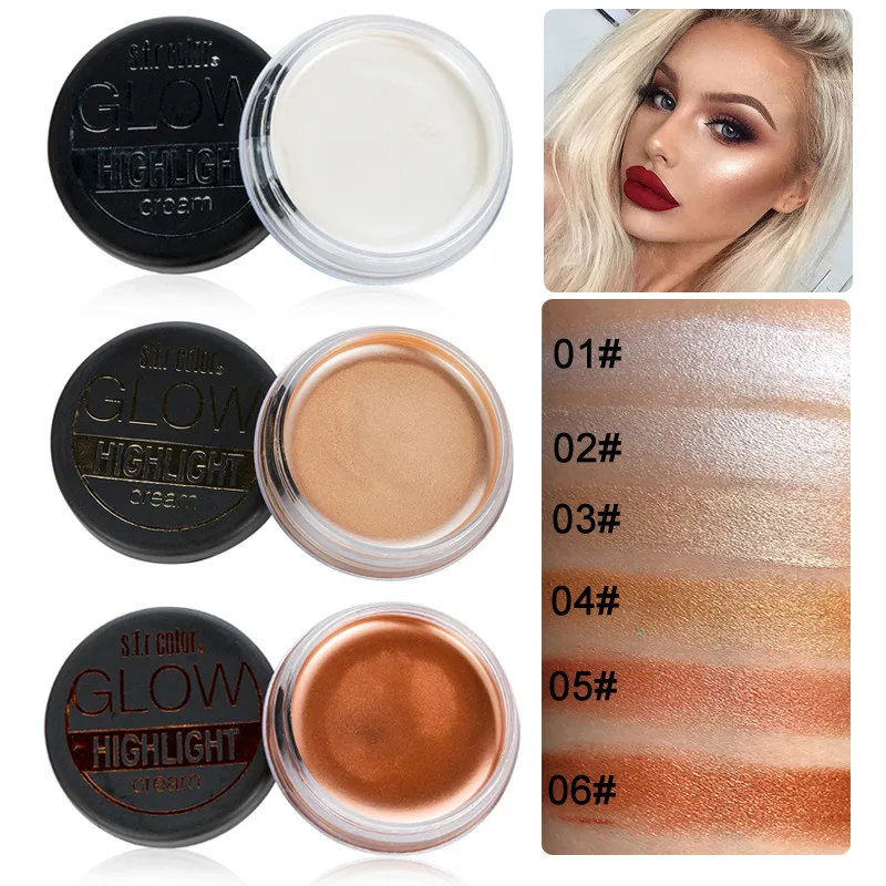 6 цветов бронзаторы для лица хайлайтеры перламутровые стереоскопическая