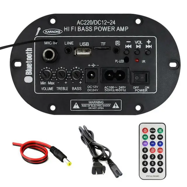 Bass Power Amplifier Board Audio USB 