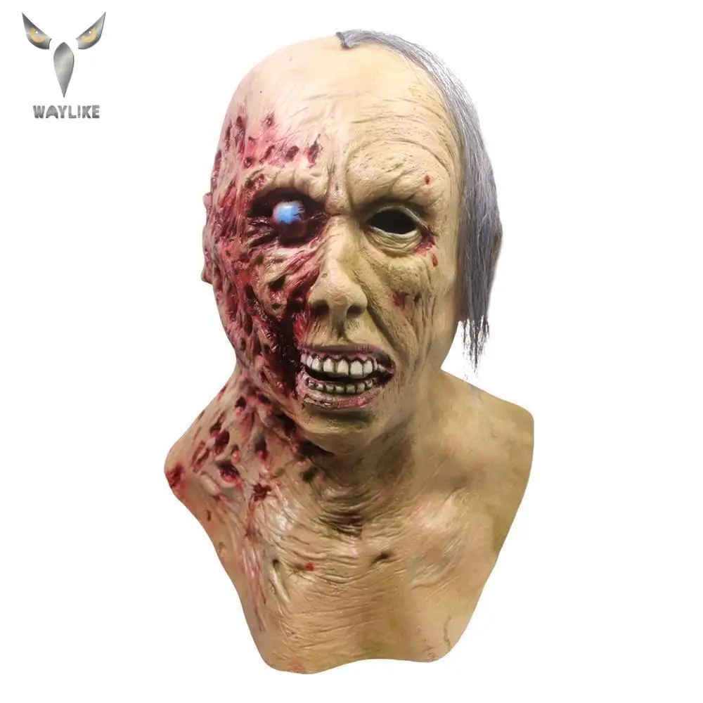 Waylike Хэллоуин новинка гнилые половина уход за кожей лица маска хоррор зомби