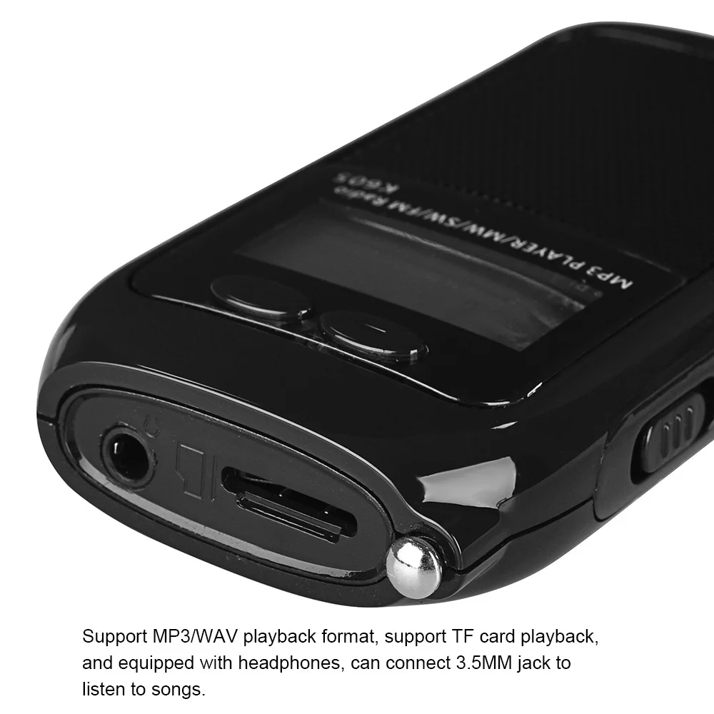 Portable SW FM MW Radio Mini Pocket Stereo Receiver Digital MP3 Music Player with Headphones Support TF Card | Электроника
