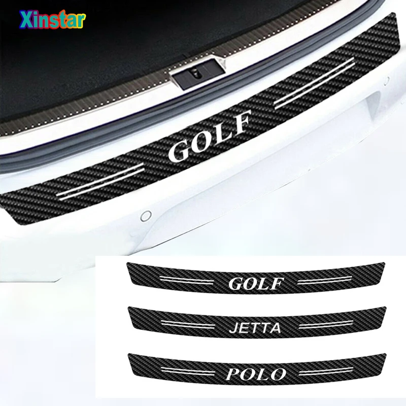 Матовая наклейка из углеродного волокна для защиты бампера автомобиля VK GOLF POLO Golf