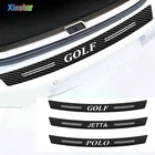 Матовая наклейка из углеродного волокна для защиты бампера автомобиля VK GOLF POLO Golf 6 Golf 7 MK1 MK2 MK3 MK4 MK5 MK6 MK7 Bora