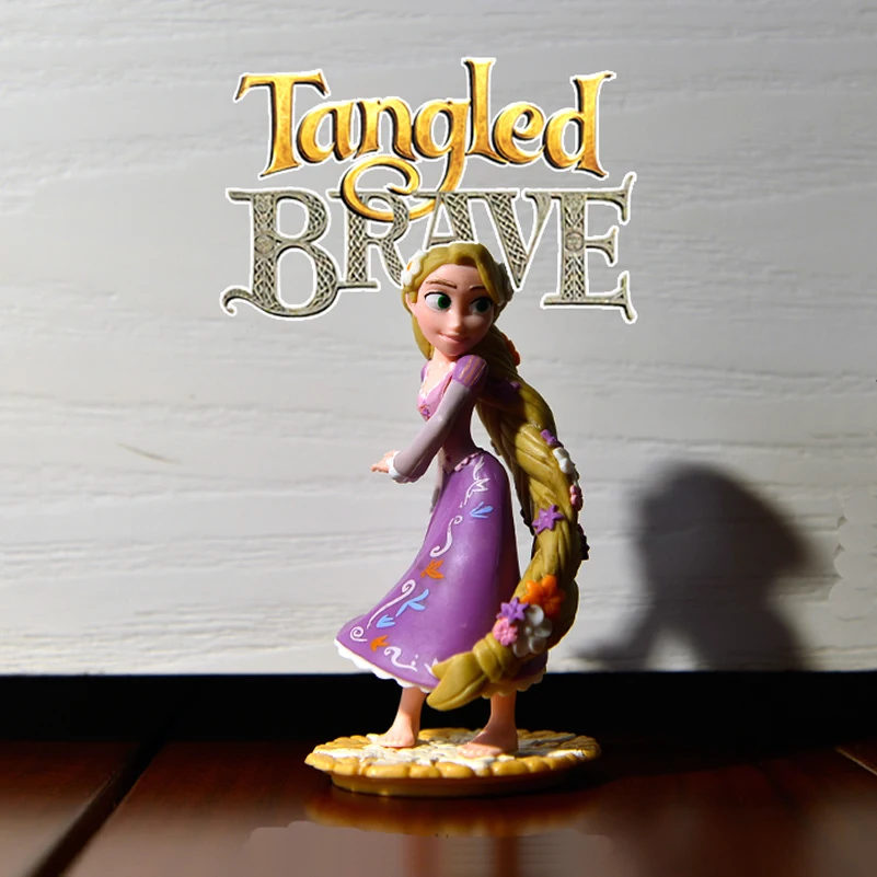 

Фигурка принцессы Рапунцель, 3 шт./лот, Disney