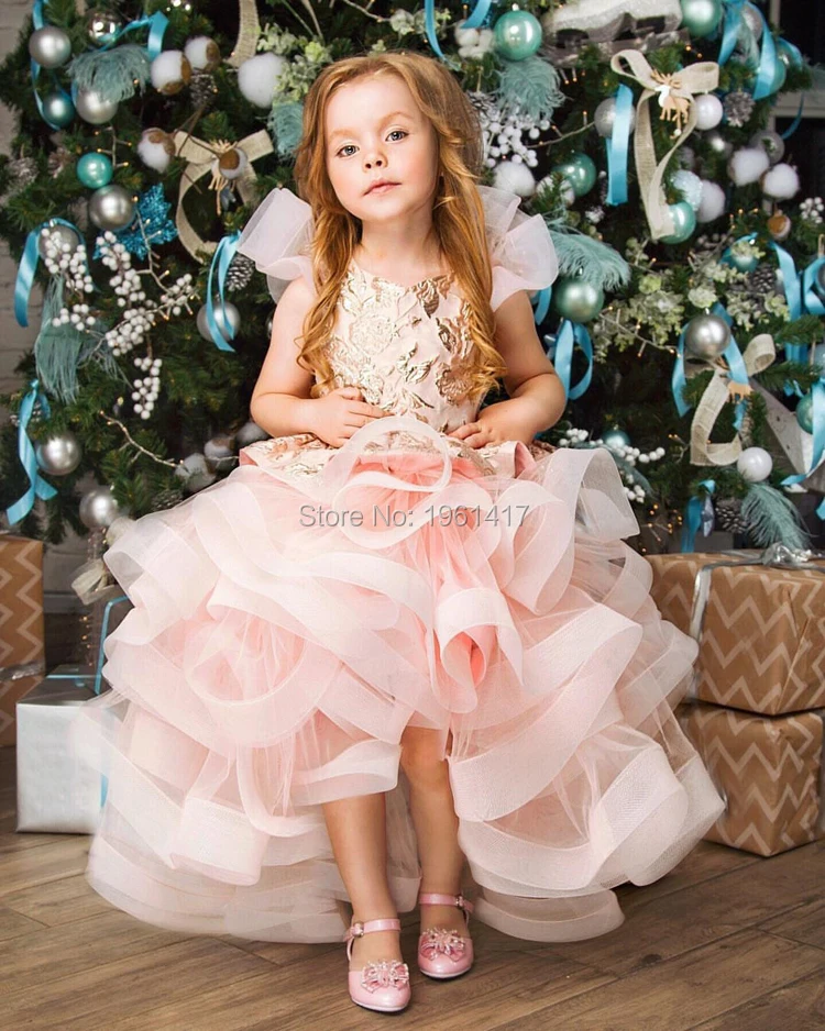 

New Girl's Birthday Party Festival Performance Banquet Dress Flower Girl School Graduation Ceremony Party Dress GLF0066