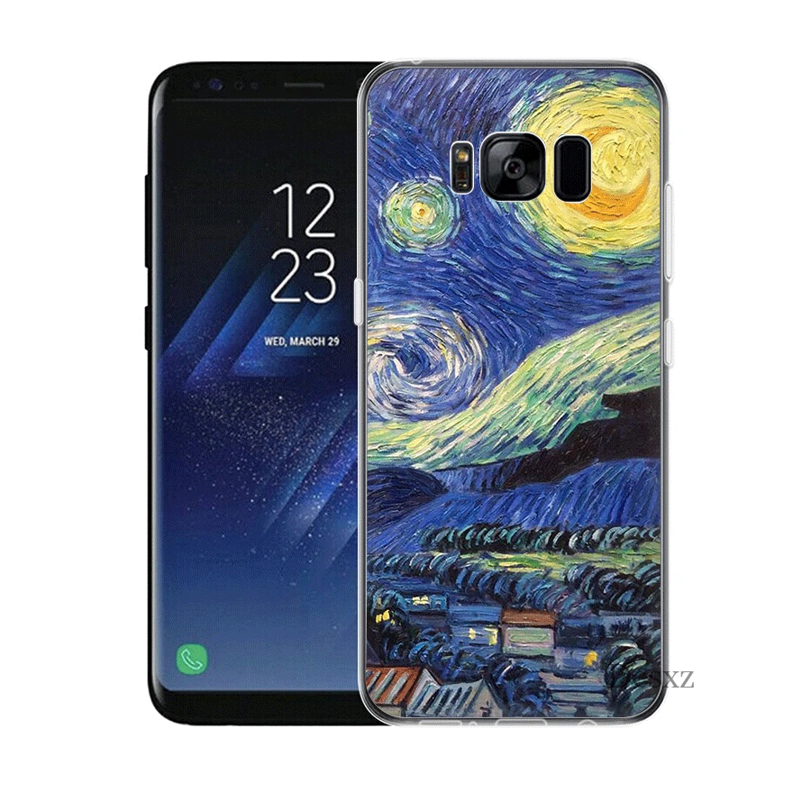 Чехол для мобильного телефона samsung Galaxy J7 J6 J5 J3 J2 J1 Prime жесткий чехол Munch Van Gogh Shell