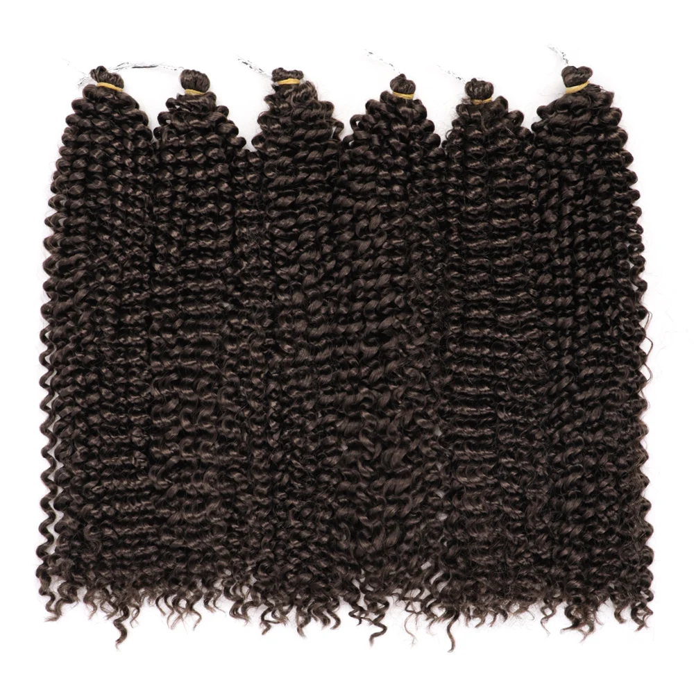 

ONYX Long 18inch Passion Twist Crochet Hair Extensions Synthetic Water Wave Braiding Hair Bohemia Crochet Braids