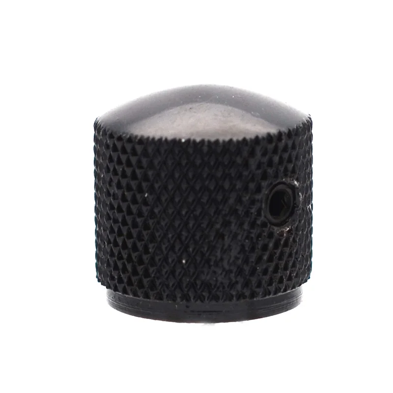 4 stücke metall dome tone tunning knopf mit hexagon schrauben lock volumen control tasten für elektrische gitarre bass schwarzchromgold fr