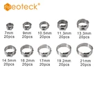 200 шт., высокоточные Зажимы для шлангов Neoteck из нержавеющей стали 304