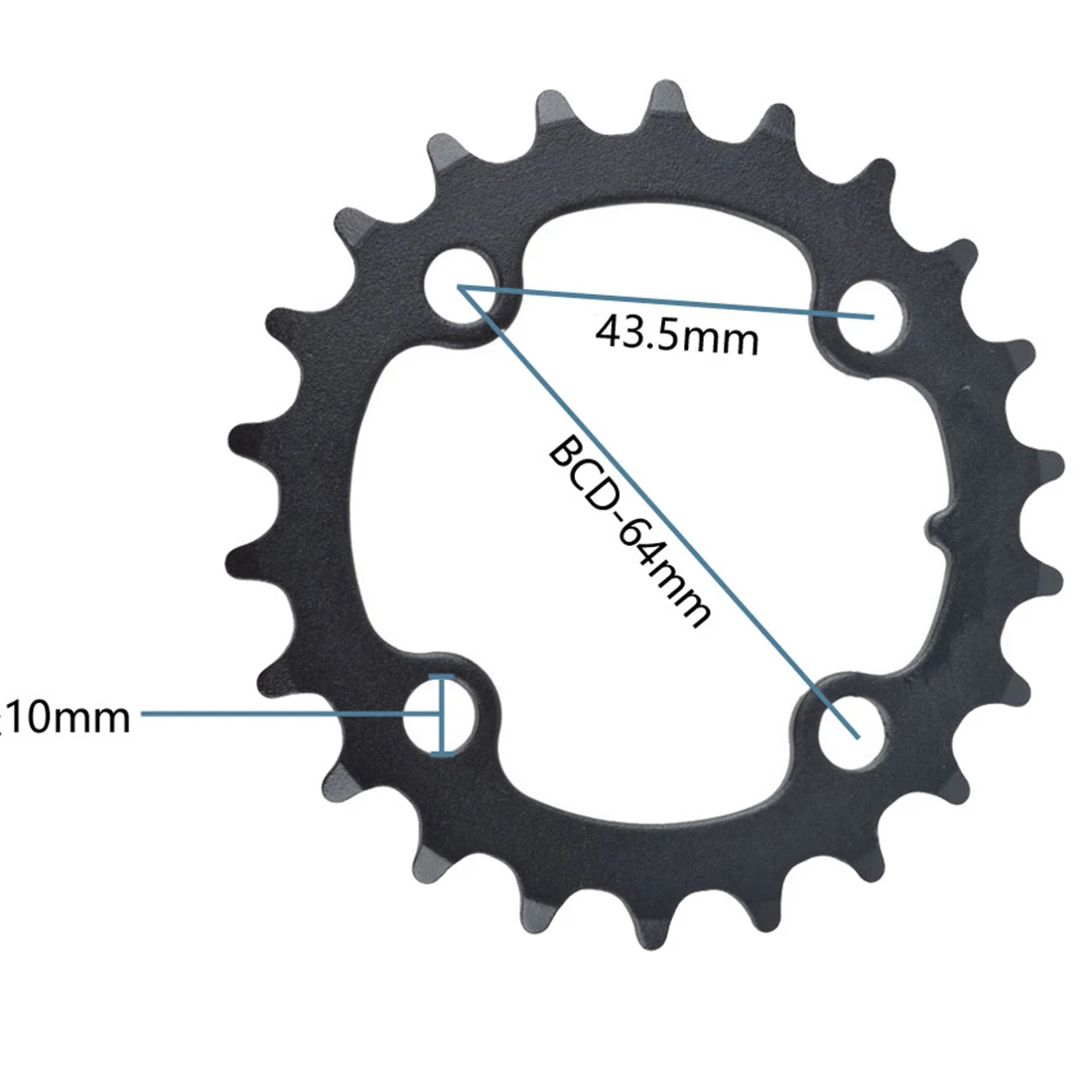 1pcs BCD-64mm Bike Crankset Chainring 7/8/9 Speed 22T Bicycle Repair Chain Ring Molybdenum Steel Magnetic Cycling Replace Parts