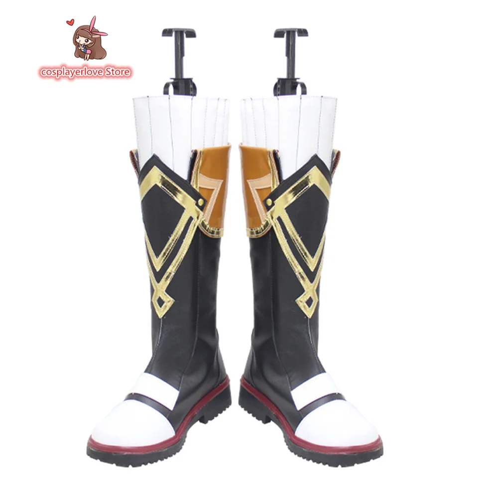 Anime Genshin Impact Bennett Cosplay Shoes Boots Halloween Carnival Cosplay Costume