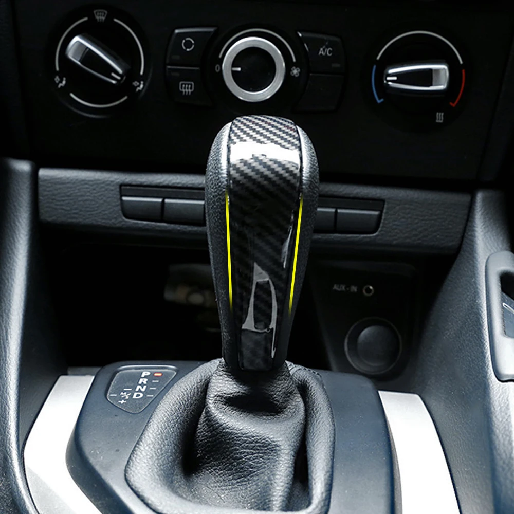

Carbon Fiber Gear Shift Knob Shell Cover For BMW 3 Series E91 E90 E93 2006-2012 ABS Gear Shift Knob Shell Decoration Accessories