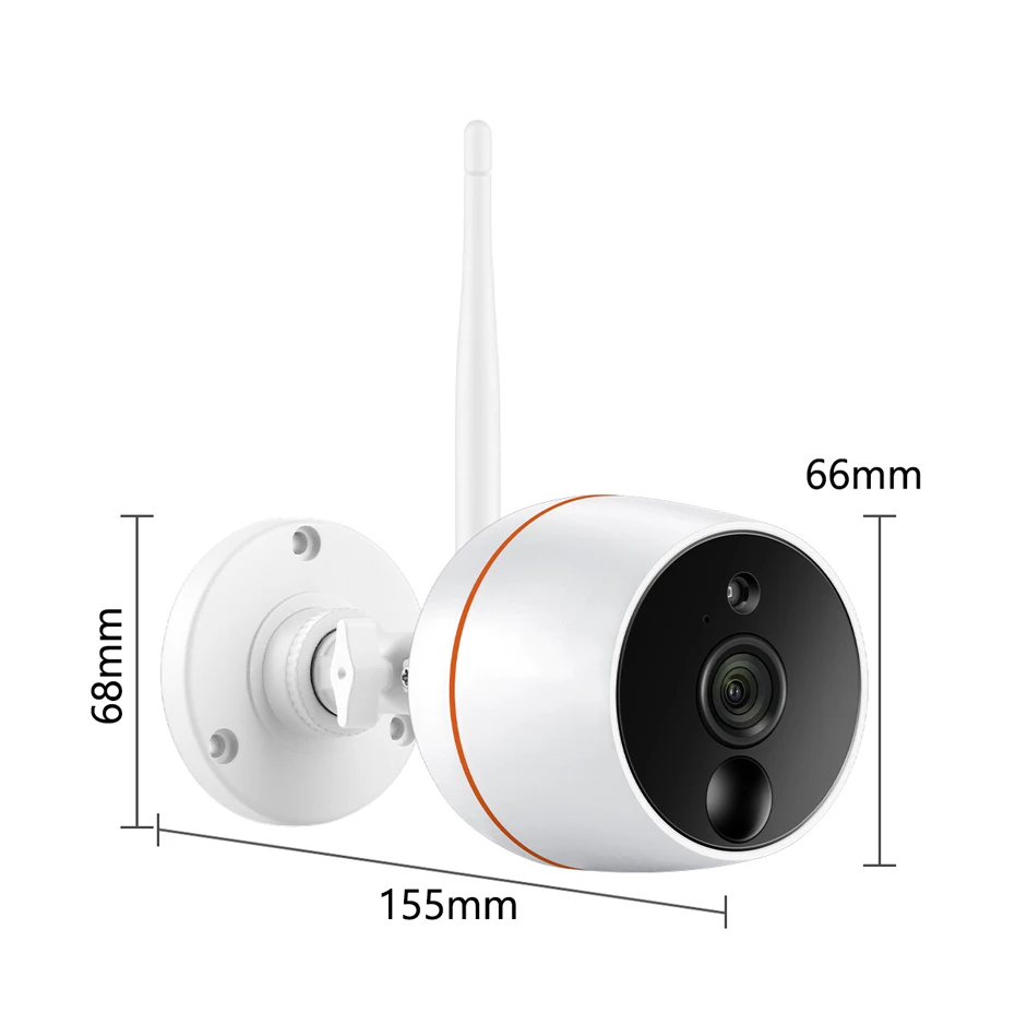 Wifi Camera Wireless NVR Surveillance-Kit Cctv-System Video-Security Outdoor SD Card Two Way Audio System 1080P 7" Touch Screen