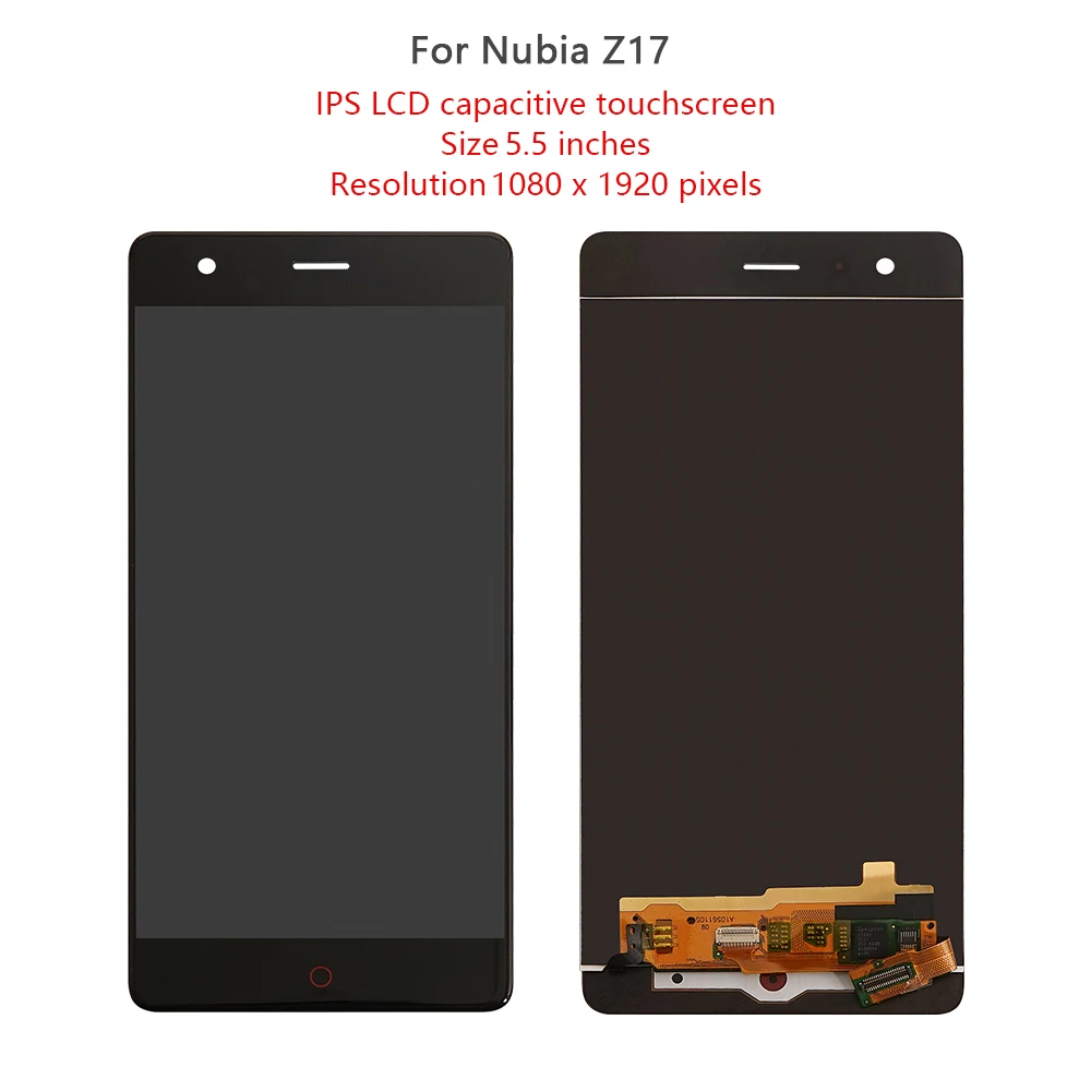 5 &quotЖК дисплей для zte Nubia Z17 NX563J ЖК сенсорный экран дигитайзер сборка NX563J|Сенсорные