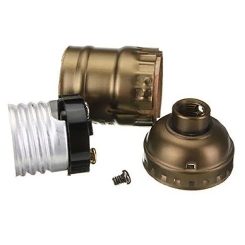 Винтажный держатель лампы Эдисона E27 алюминиевый корпус подвесной светильник