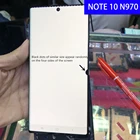 Оригинальный AMOLED для Samsung Galaxy Note 10 N970F N970 ЖК-дисплей с рамкой дисплей сенсорный экран дигитайзер Замена с Dot NOTE10