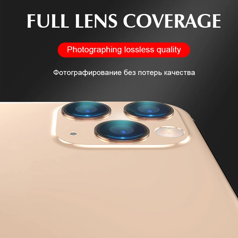 2 4 6 шт. Защитная стеклянная пленка для камеры IPhone 11 Pro XR X XS Max 8 7 6s Plus Защита