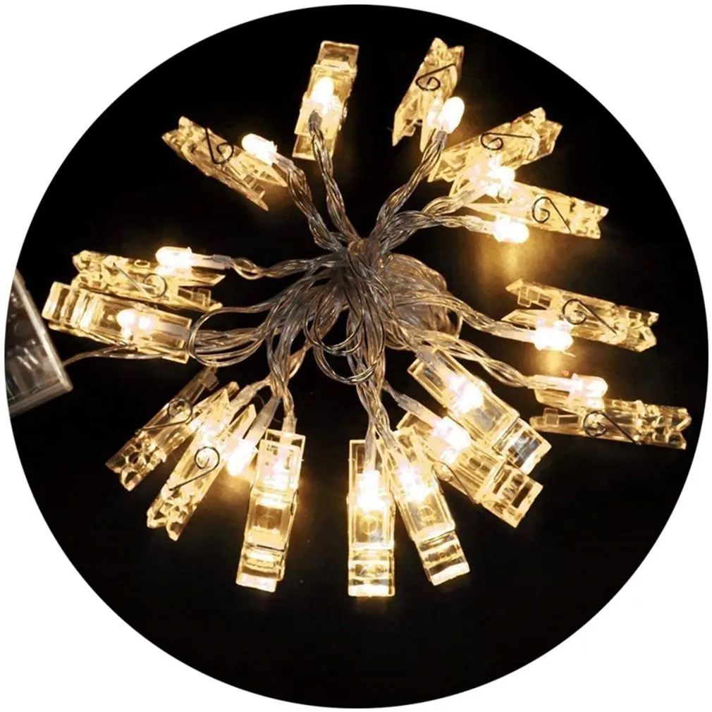 Светодиодный прозрачный светильник с зажимом для фотосъемки батарейный Usb блок