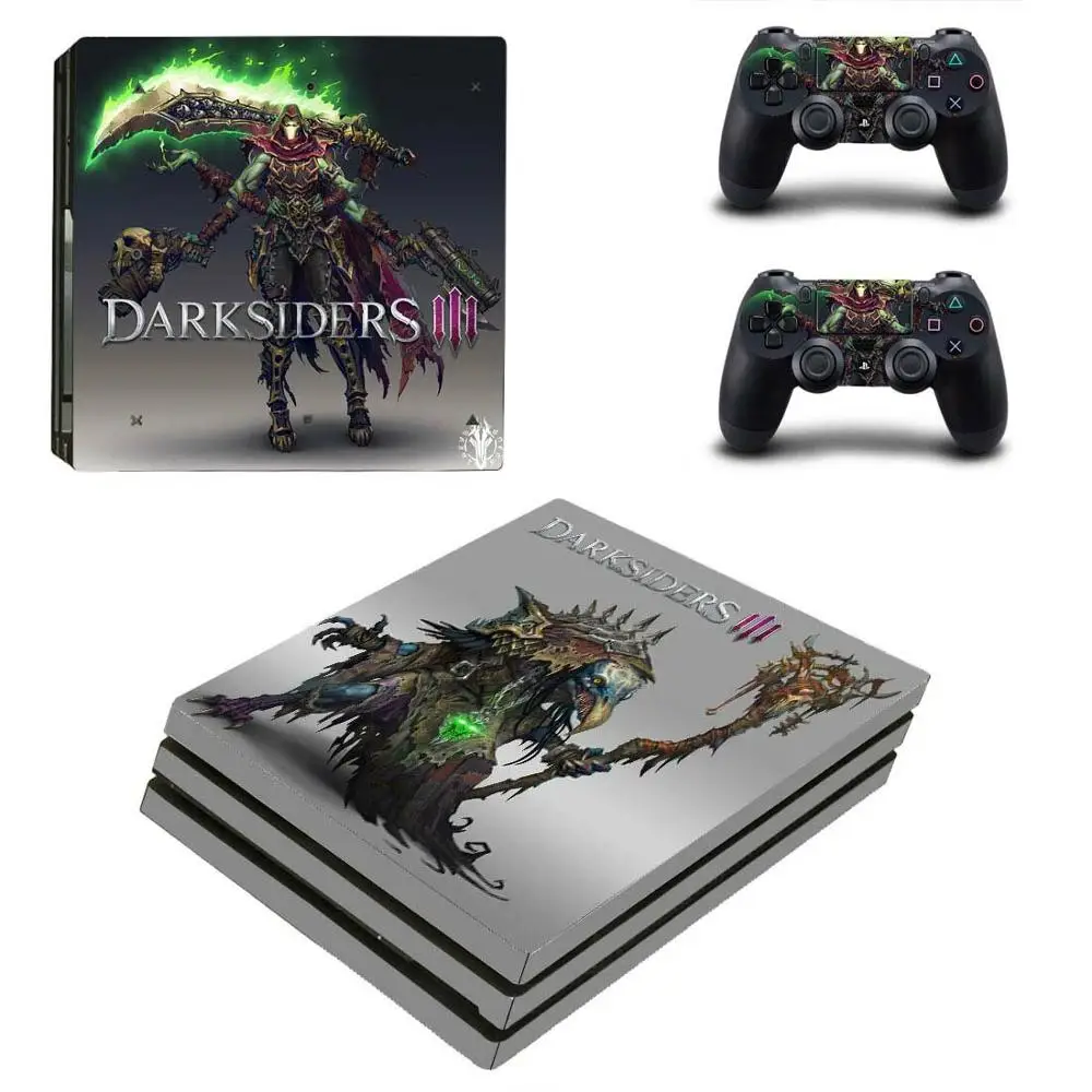 PS4 Pro Darksider 3 стикер s PS 4 Play station виниловые наклейки на кожу Pegatinas для playstation консоль и