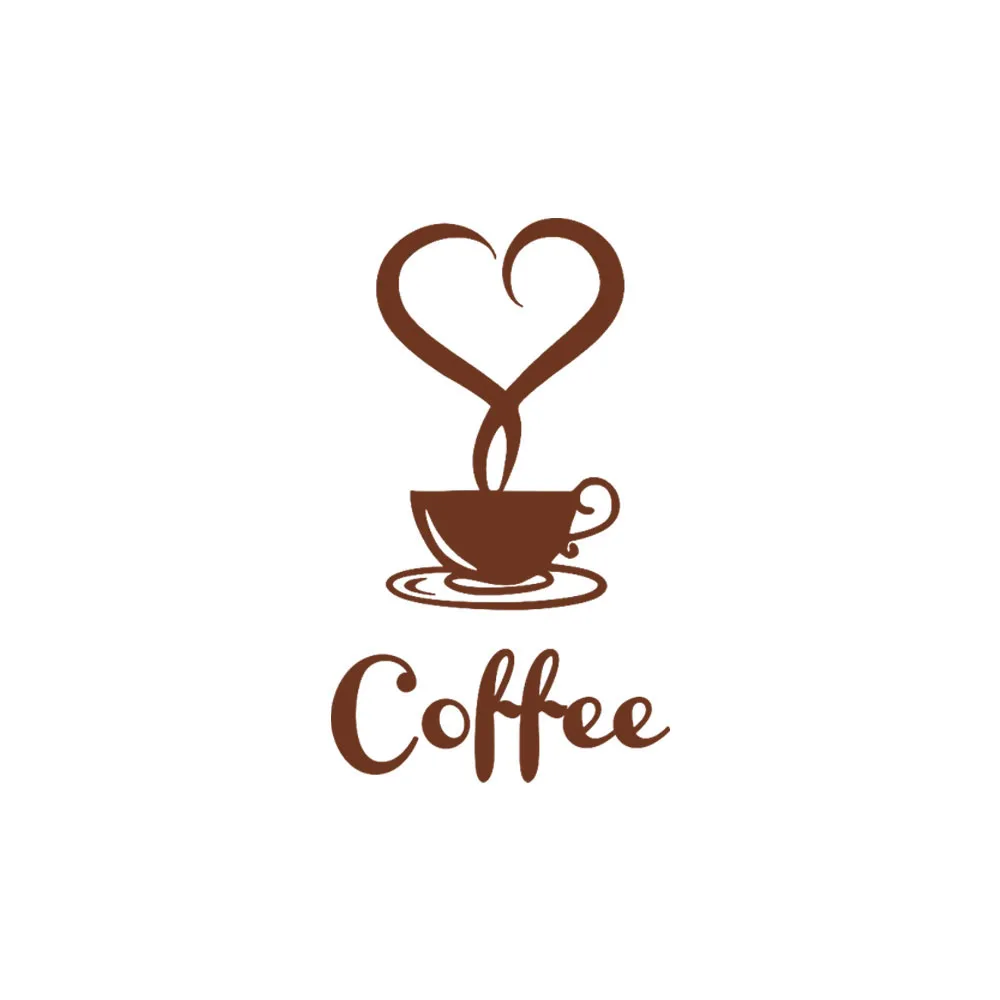 Кофе кружки чай кофе художественная наклейка виниловая фотография для ресторана