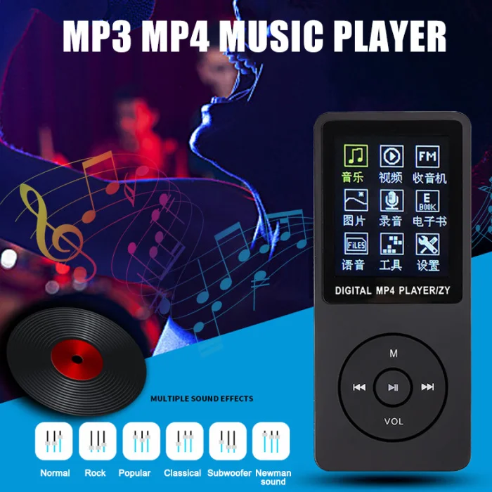 70 часов воспроизведения MP3 MP4 FM рекордер без потерь Звук Музыкальный плеер TF карта портативный IJS998