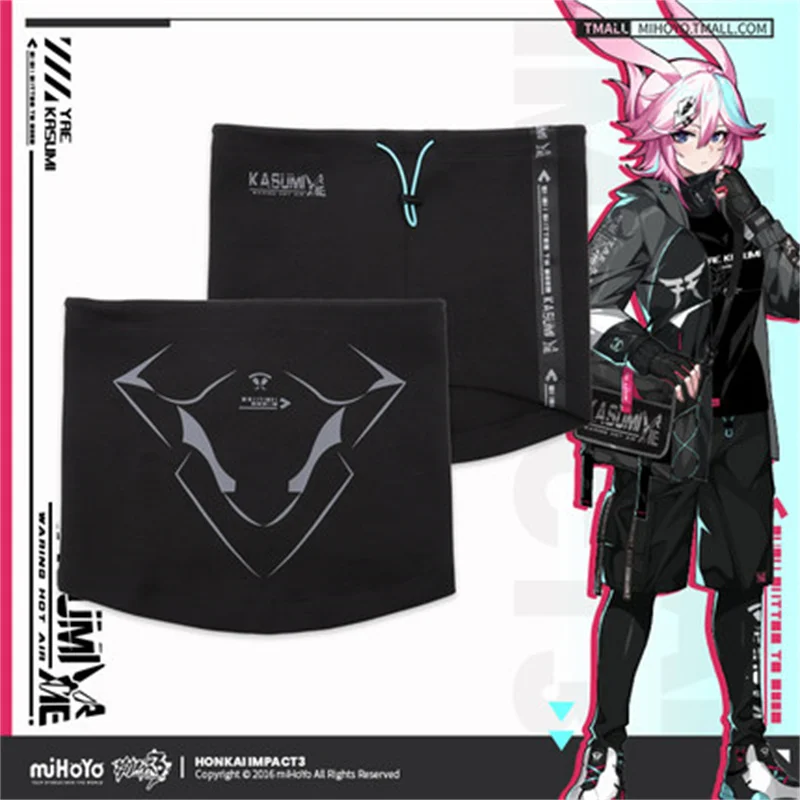 

Аниме игра Honkai Impact 3 Косплей Yae Sakura неоновый оттенок тематическая серия нагрудник шарф воротник защита для шеи модный телефон