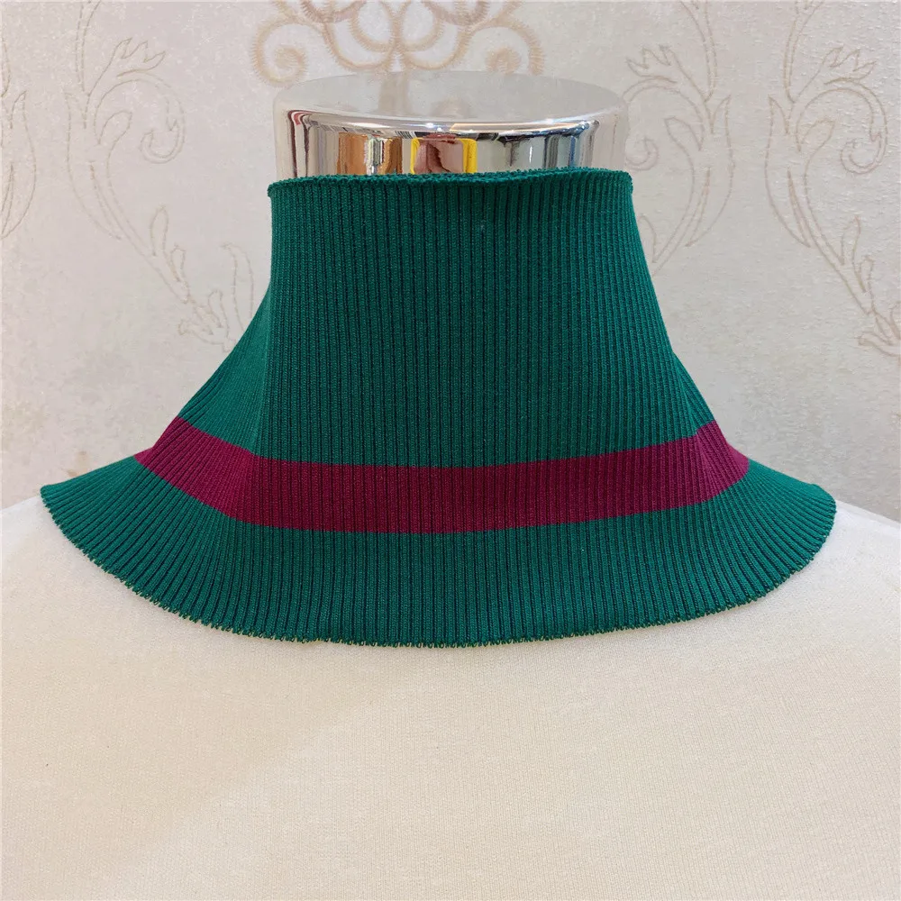 

100cm Garment knitted ribbed elastic side neckline threaded trousers down jacket sweater