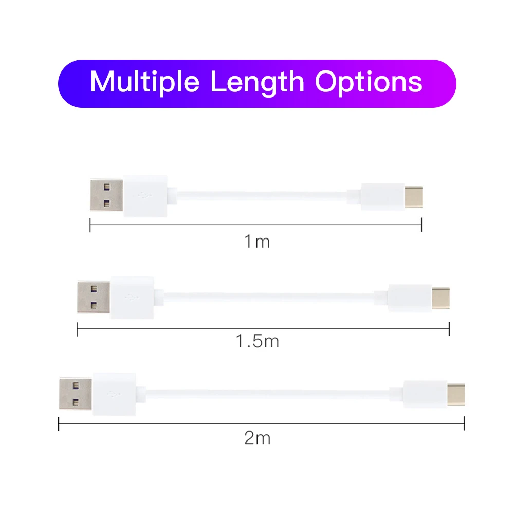 THU 1m 1 5 m 2m type C usb кабель для зарядки и синхронизации данных huawei mate 10 20 P30 samsung S8 S10 Plus