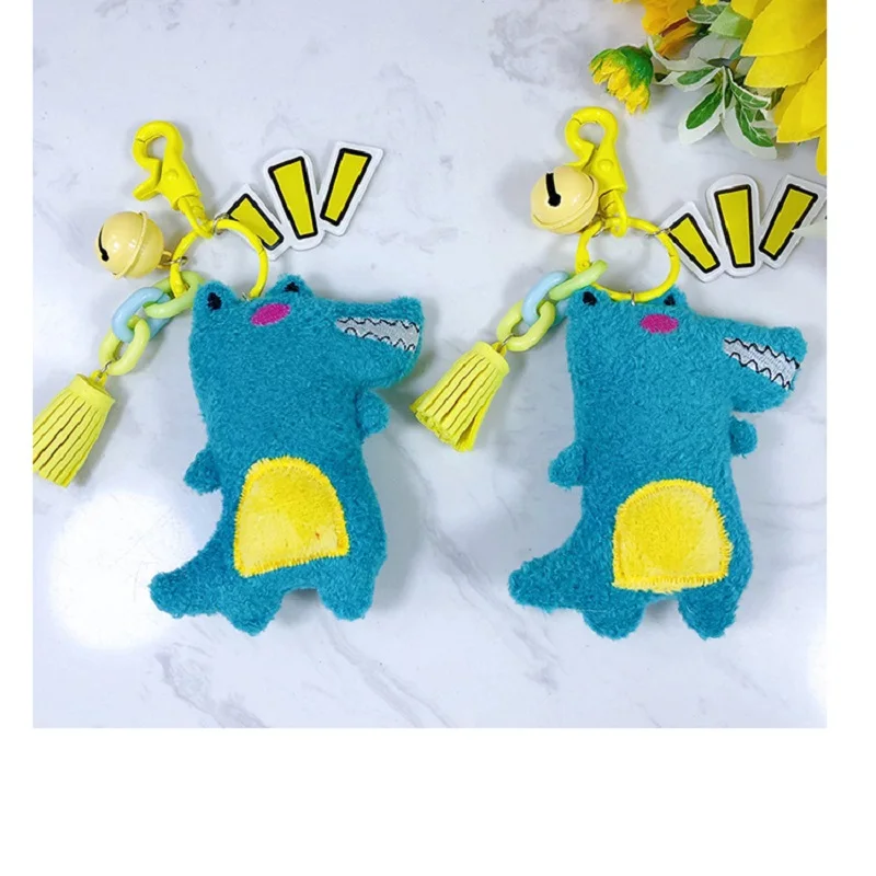 Корейский крокодил кукла брелок мультяшный милый аксессуары брелоки для девочек