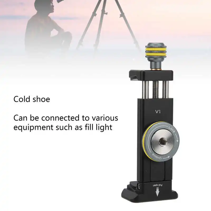 Универсальный монопод адаптер для штатива держатель смартфона с холодным