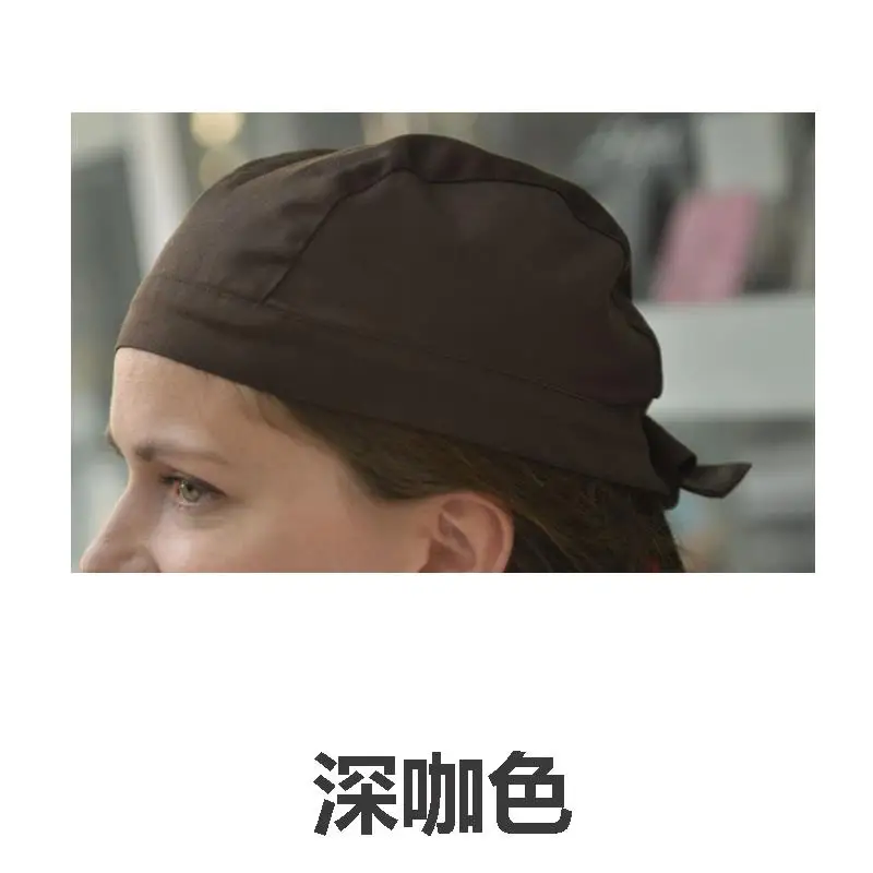

Street Fashion Headscarf Multicolor Striped Beanie Black Hip-hop Baotou Hat Japanese Restaurant Chef Hat Adjustable Men's Gift