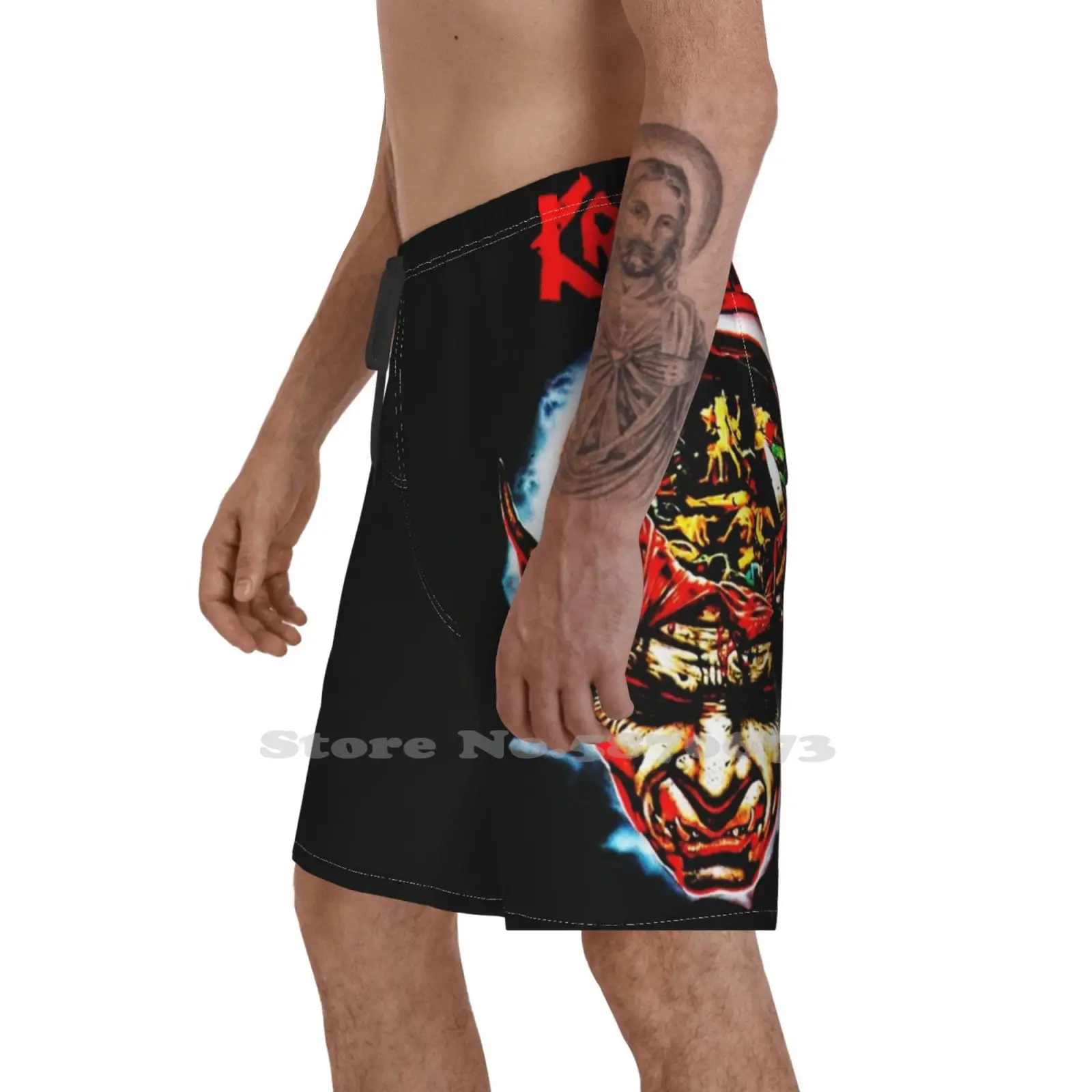 

Music Rock Metal Breathable Personality Holiday Beach Shorts Music Metal Alex Grey Kreator Band Tool Best Of Music Trending Art