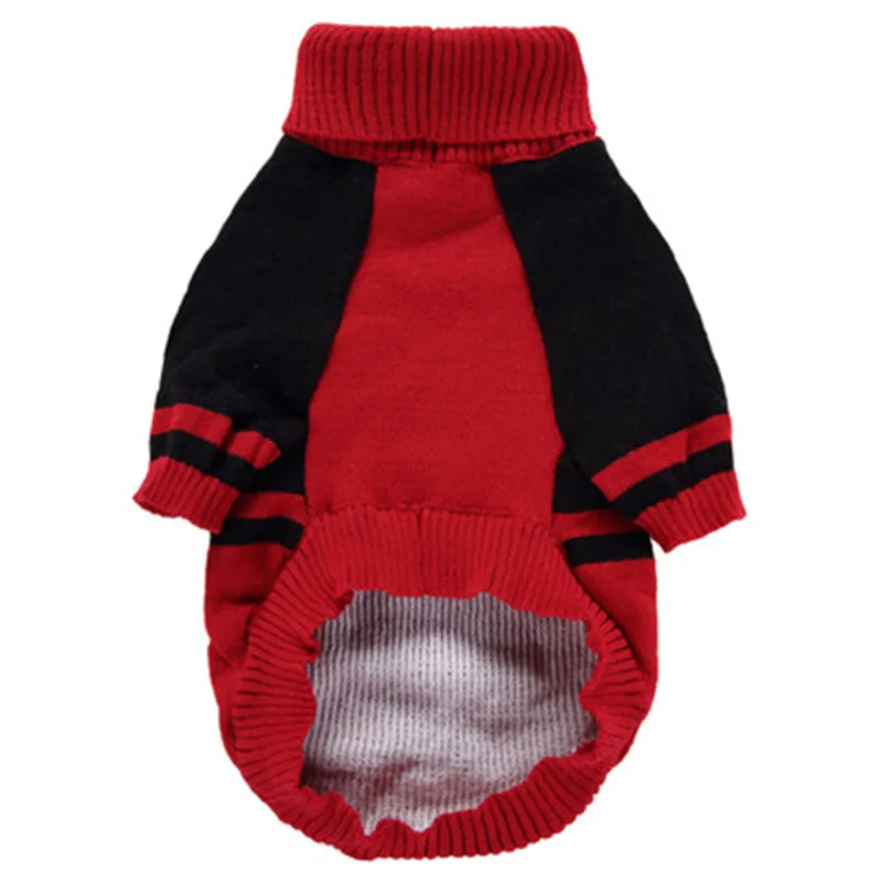 Большой зимний свитер для собак одежда теплый Рождественский Хэллоуина верхняя