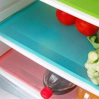 easy to clean non slip antifouling antibacterial refrigerator pad can be cut eva material hygroscopic 4 pieces decoration mildew