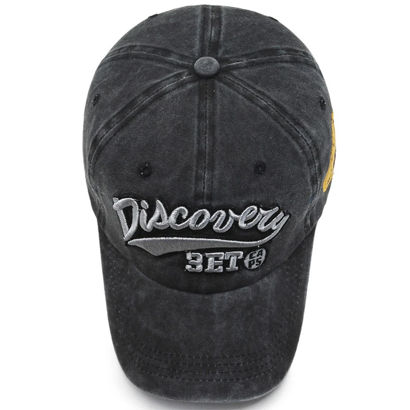 Кепка с вышивкой для мужчин и женщин модная бейсболка потертостями хлопок