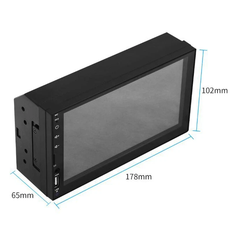 2 Din Автомобильный Радио 7 дюймов HD пресс экран плеер Android Авто Carplay мультимедиа MP5